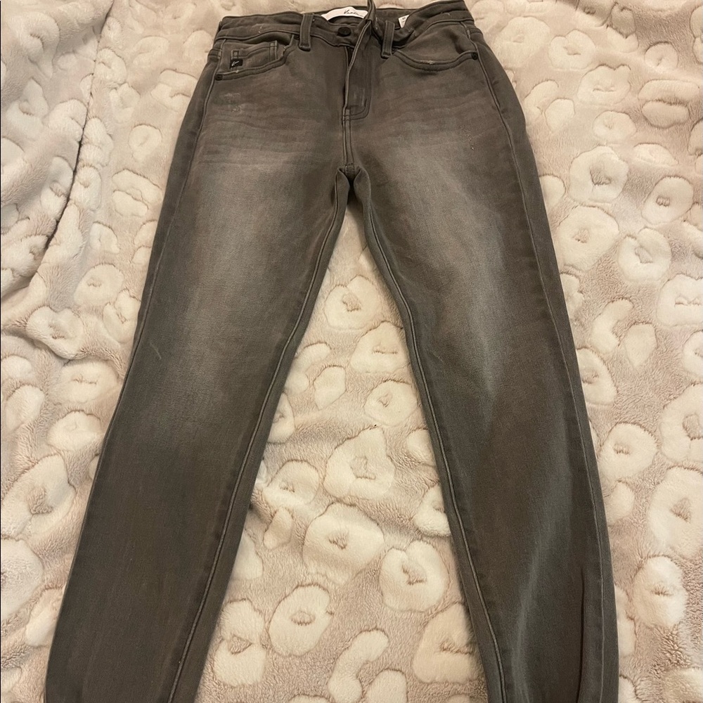 High rise skinny jeans